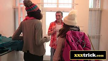 i saw the brazilian babe lick the big cock