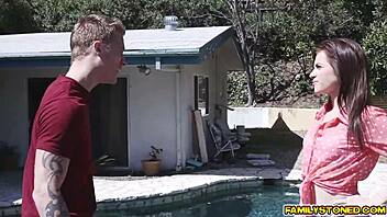 Emma Stone Gagging And Sucking On Richies Big Cock