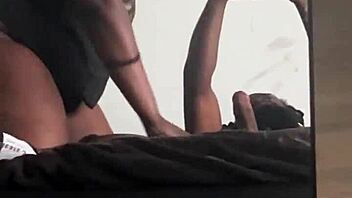 Witnessing a double deepthroat session with big black cocks