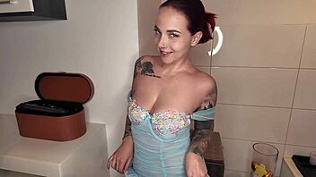 Redhead in latex invites you to follow and text