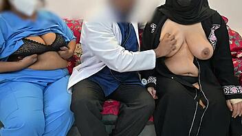 Doctor fucks nurse and patient in hospital threesome in Bangladesh