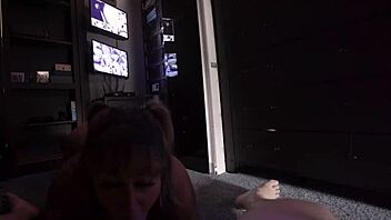 fucking my stepmom in shelter during tornado - misty meaner