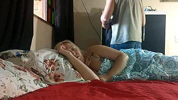 Burglar sneaks into married woman's house aiming to rob but ends up fucking her big ass instead.