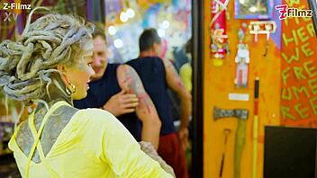 Damn, tattooed punk pornstar takes hard anal and facial cumshot!