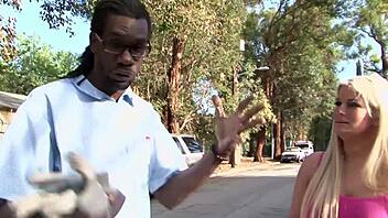 Big Black Cock Takes White Teen!