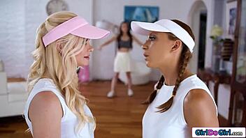 Me and my bestie both want to lick the instructor's pussy