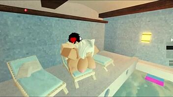 Rough Pool Sex With Big Cock Riding!