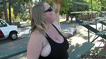 Fat Blonde Enjoys Fucking With A Big Dick