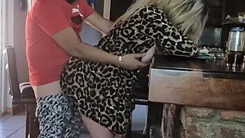 rough hard doggystyle fuck with blonde quickie