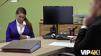 Vip4k Mischell With Big Breasts Really Needs A Loan For Surgery