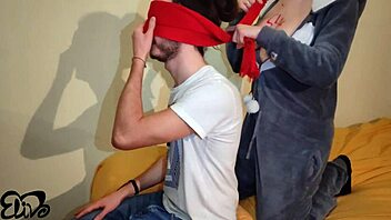 I cum in bunny's throat during Easter video