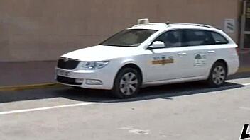 driving on the road to ibiza