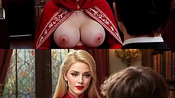 Arcadia academy music video compares sfw and nsfw versions side by side.