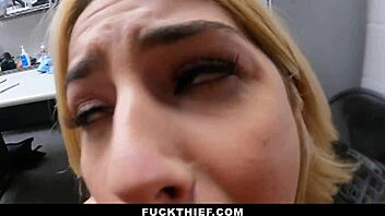 Teen Faces Shoplifting Punishment At Store Fucktheif