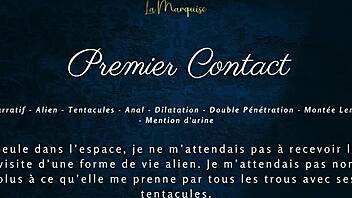 premier contact with alien in french audio porn