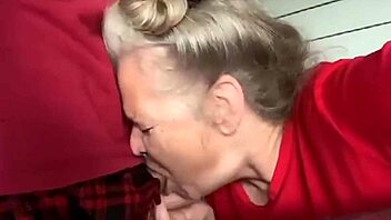 hot mature milf sucks best friend's monster cock hard