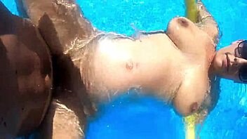 Pregnant Blonde Milf With Braces Fucks In Pool For Neighbors