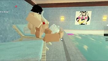 Rough Pool Sex With Big Cock Riding!