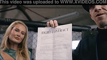 Female fighters get sweaty in ring and out teasing