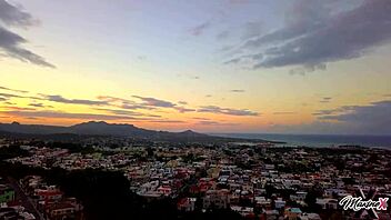 Maxine X Plays With Her Pussy As She Sunbathes In The Pool