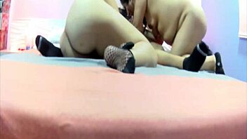 trio with two women filling their asses with cum in bathroom