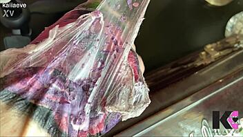 Watch the slow motion of peeling the second skin from a fresh tattoo.