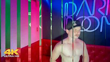 Friends Play Random Roles In Porto Alegre Dark Room