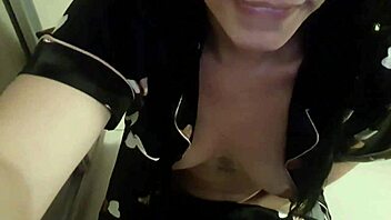 want to see this latina rub her wet pussy on a big cock?