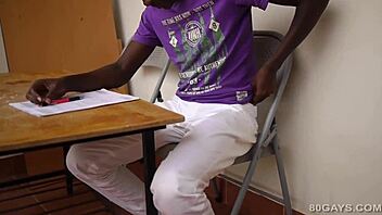 Is This Black African Twink Kalem Ready To Jack Off His Cock?