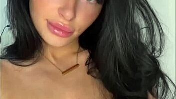 teen american exchange student masturbates solo