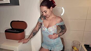 Redhead in latex invites you to follow and text