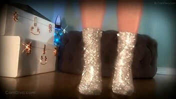 i use sparkle boots to mesmerize slave in domination