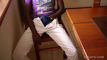 Is This Black African Twink Kalem Ready To Jack Off His Cock?