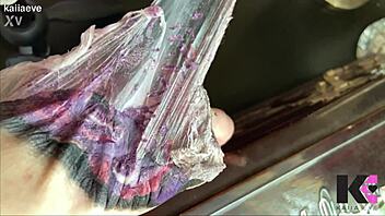 Watch the slow motion of peeling the second skin from a fresh tattoo.