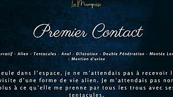 premier contact with alien in french audio porn
