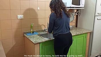 Homemade lesbian mutual masturbation with neighbor's shaved pussy.