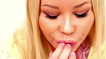 Rachele Richey deepthroats huge cock and swallows cum