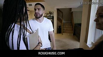 LOOK! Teen Introduces Stepdad To Her New Friend For Rough Fucking!