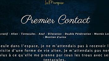 premier contact with alien in french audio porn
