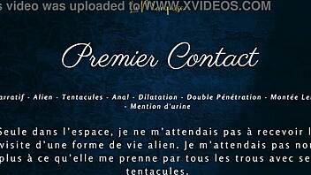 premier contact with alien in french audio porn
