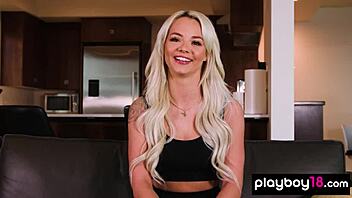 elsa jean feeds her hungry pussy!