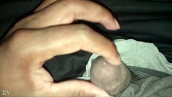 Playing skyrim while stroking my small cock