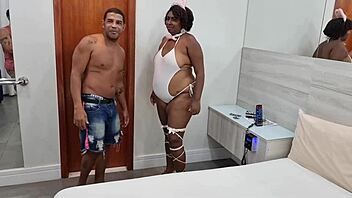 First porn time for big brazilian milf giving huge assfucking orgasm