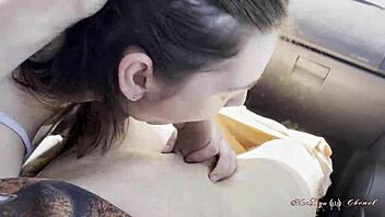 Let me suck your cock and jerk you off on the way