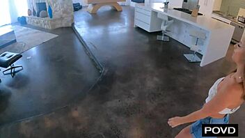 Lila Love Pays Handyman With Her Tight Fuck Hole