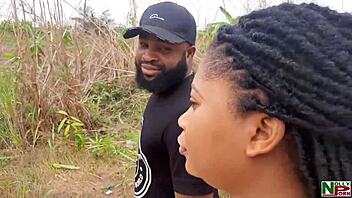 african pornstar takes monster cock across the river