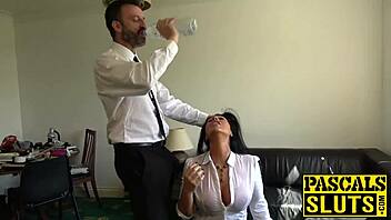 Submissive Bimbo Punished With Big Dick Pussy Drilling