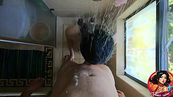 Surprise sex with horny teen in shower!