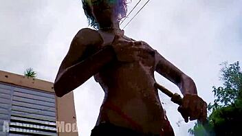 this carwash is so hairy, she says