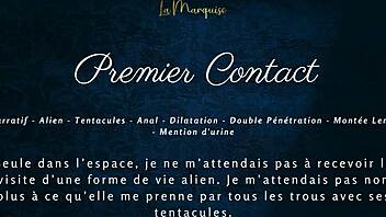 premier contact with alien in french audio porn